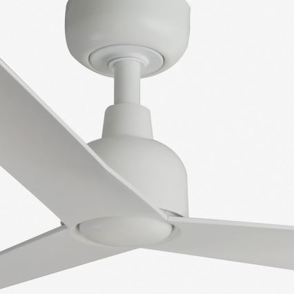FARO 34274 - Kattoilmaisin MARINE M valkoinen Ø 125 cm IP44 + kaukosäädin