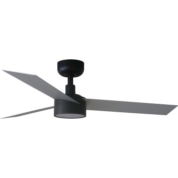 FARO 34285WT1S - LED-himmennettävä kattotuuletin CRUISER S LED/18W/230V 2700/3000/4000K halkaisija 106 cm harmaa/musta Wi-Fi Tuya + kaukosäädin