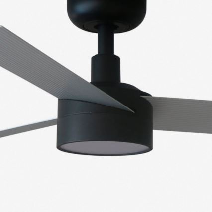FARO 34285WT1S - LED-himmennettävä kattotuuletin CRUISER S LED/18W/230V 2700/3000/4000K halkaisija 106 cm harmaa/musta Wi-Fi Tuya + kaukosäädin
