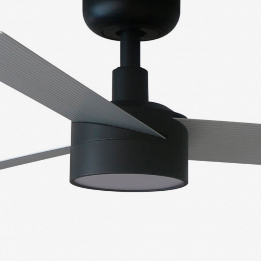 FARO 34285WT1S - LED-himmennettävä kattotuuletin CRUISER S LED/18W/230V 2700/3000/4000K halkaisija 106 cm harmaa/musta Wi-Fi Tuya + kaukosäädin