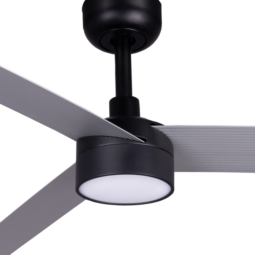 FARO 342871S - LED-himmennettävä kattotuuletin CRUISER XL LED/18W/230V 2700/3000/4000K halkaisija 160 cm harmaa/musta + kaukosäädin