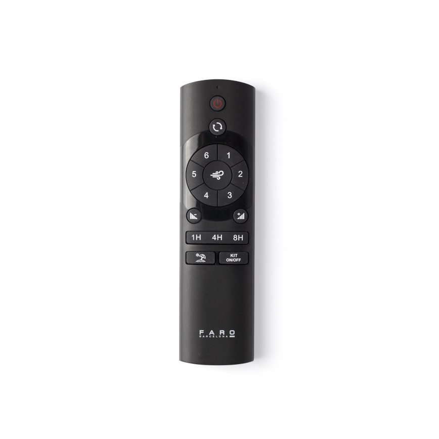 FARO 342871S - LED-himmennettävä kattotuuletin CRUISER XL LED/18W/230V 2700/3000/4000K halkaisija 160 cm harmaa/musta + kaukosäädin