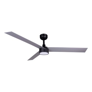 FARO 342871S - LED-himmennettävä kattotuuletin CRUISER XL LED/18W/230V 2700/3000/4000K halkaisija 160 cm harmaa/musta + kaukosäädin