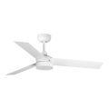 FARO 34288WT1S - LED-himmennettävä kattotuuletin CRUISER S LED/18W/230V 2700/3000/4000K halkaisija 106 cm valkoinen Wi-Fi Tuya + kaukosäädin