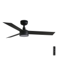 FARO 34289-1TW - LED-himennettävä kattotuuletin CRUISER S LED/18W/230V 2700/3000/4000K halkaisija 106 cm musta + kaukosäädin