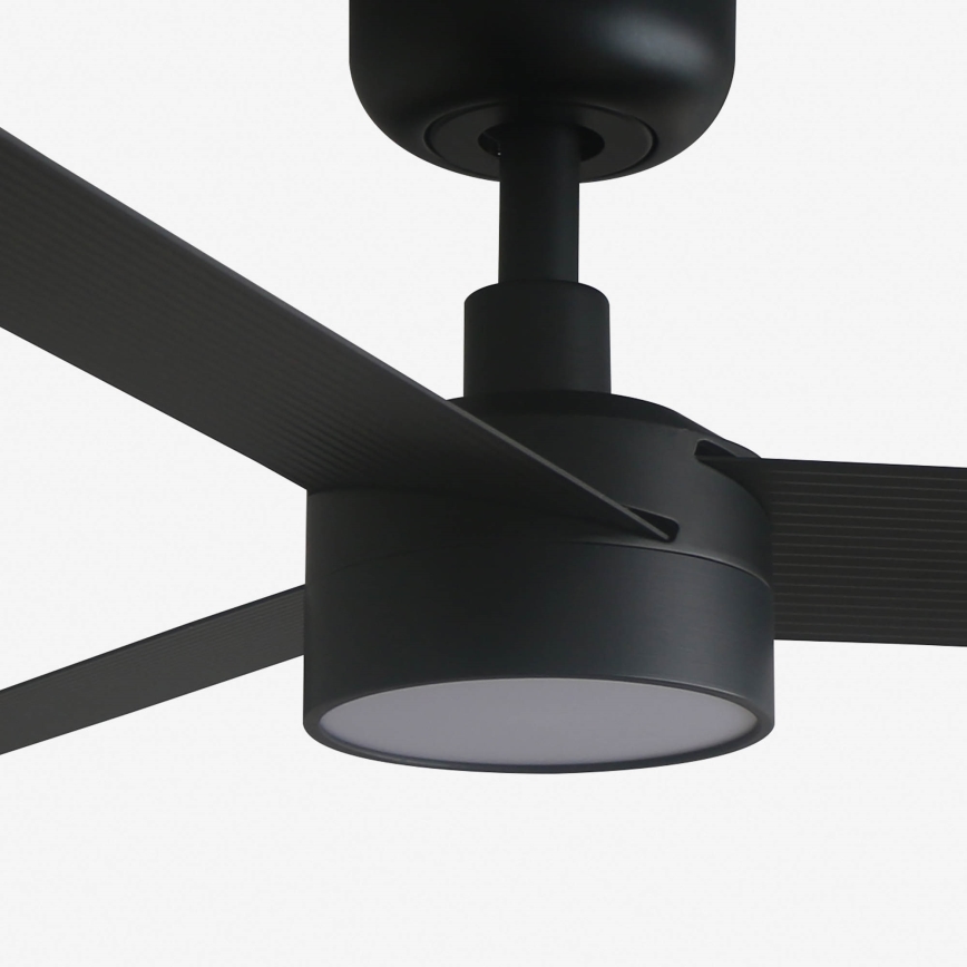FARO 34289-1TW - LED-himennettävä kattotuuletin CRUISER S LED/18W/230V 2700/3000/4000K halkaisija 106 cm musta + kaukosäädin