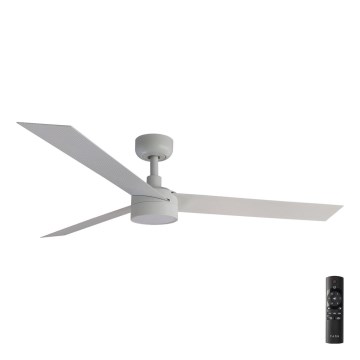 FARO 34290-1TW - himmennettävä CRUISER LED-kattotuuletin LED/20W/230V 2700/3000/4000K Ø 132 cm valkoinen + kaukosäädin