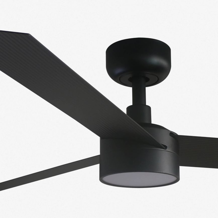 FARO 34291-1TW - himmennettävä CRUISER LED-kattotuuletin 20W/230V 2700/3000/4000K halkaisija 132 cm musta + kaukosäädin