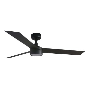 FARO 34291WT1S - LED-himmennettävä kattotuuletin CRUISER L LED/18W/230V 2700/3000/4000K halkaisija 132 cm musta Wi-Fi Tuya + kaukosäädin