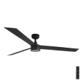 FARO 34293-1TW - LED-himennettävä kattotuuletin CRUISER XL LED/18W/230V 2700/3000/4000K halkaisija 160 cm musta + kaukosäädin