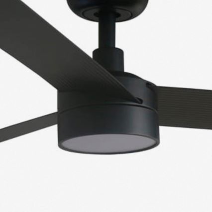 FARO 34293WT1S - himmennettävä LED-kattotuuletin CRUISER XL LED/18W/230V 2700/3000/4000K halkaisija 160 cm musta Wi-Fi Tuya + kaukosäädin