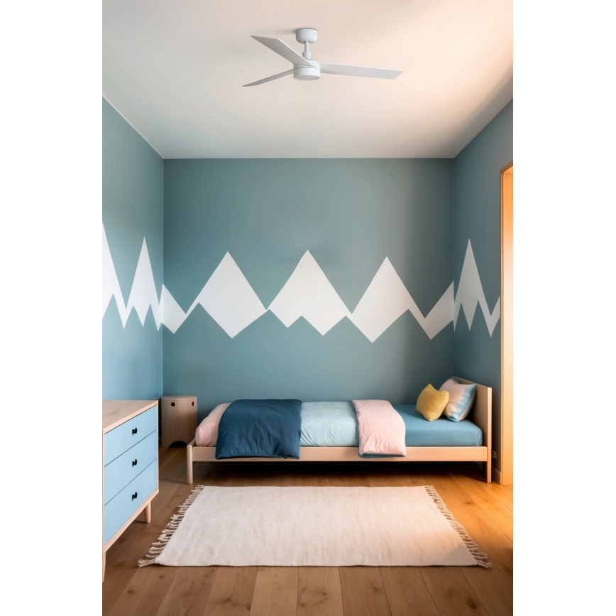 FARO 34295WT-1TW - LED himmennettävä kattovalo RUDDER S LED/18W/230V 2700/4350/6000K valkoinen/beige halkaisija 106 cm Wi-Fi Tuya + kauko-ohjaus