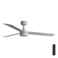 FARO 34297-1TW - Himmennettävä LED-kattotuuletin RUDDER L LED/20W/230V 2700/3000/4000K Ø 132 cm + kauko-ohjain