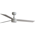 FARO 34297WT1S - LED-himmennettävä kattotuuletin RUDDER L LED/18W/230V 2700/3000/4000K halkaisija 132 cm beige/valkoinen Wi-Fi Tuya + kaukosäädin