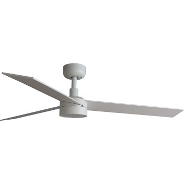 FARO 34297WT1S - LED-himmennettävä kattotuuletin RUDDER L LED/18W/230V 2700/3000/4000K halkaisija 132 cm beige/valkoinen Wi-Fi Tuya + kaukosäädin