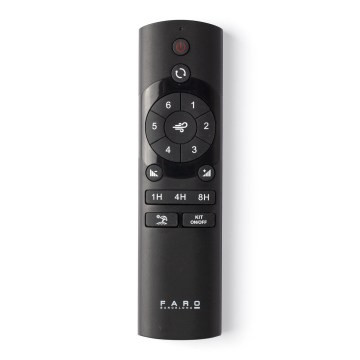 FARO 34304 - Kaukosäädin tuulettimille 2xAAA musta