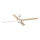 FARO 34355WT1S - LED-himmennettävä kattotuuletin RUDDER L LED/18W/230V 2700/3000/4000K halkaisija 132 cm beige/valkoinen Wi-Fi Tuya + kaukosäädin