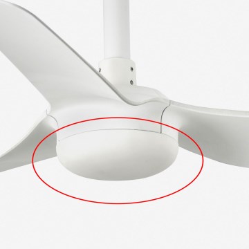 FARO 3R773 - Varaosa: suojakansi tuulettimelle MINI PUNT, Ø 12 cm, valkoinen