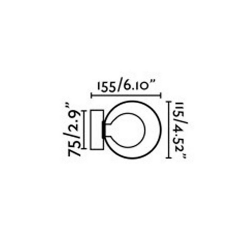 FARO 40086 - Kylpyhuoneen seinävalaisin PERLA 1xG9/6W/230V IP44