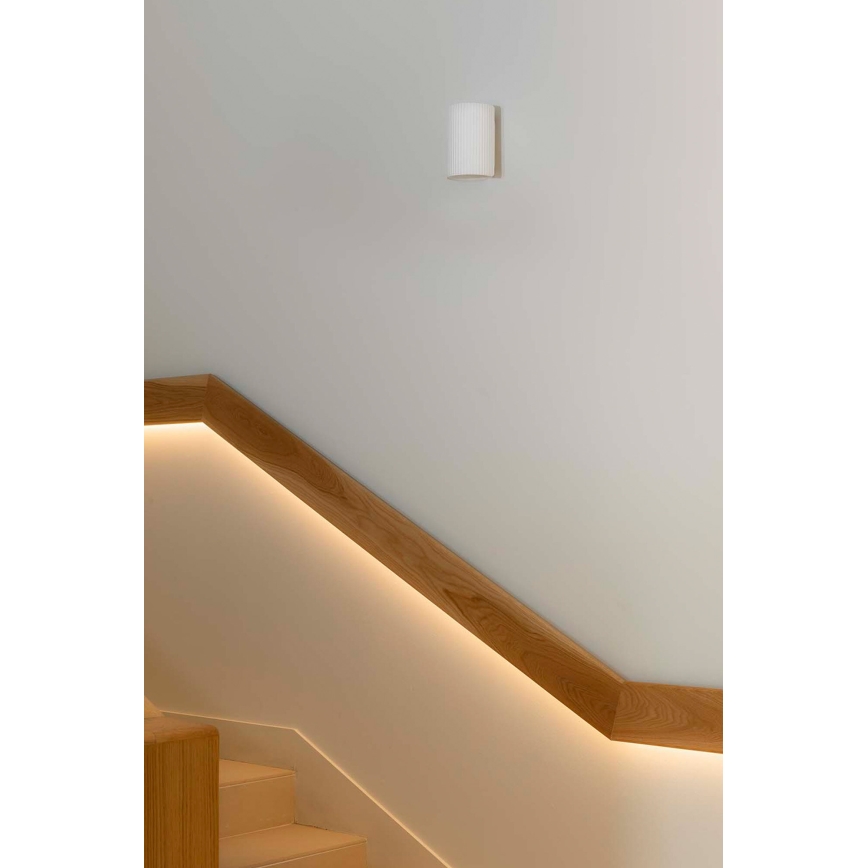 FARO 40522 - Seinävalaisin SOLE 1xGU10/8W/230V valkoinen pyöreä
