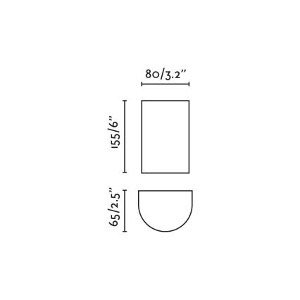 FARO 40538 - Seinävalaisin SOLE 2xGU10/8W/230V valkoinen pyöreä