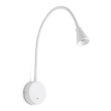 FARO 41029 - LED Joustava lukuvalo BEL LED/3W/230V valkoinen