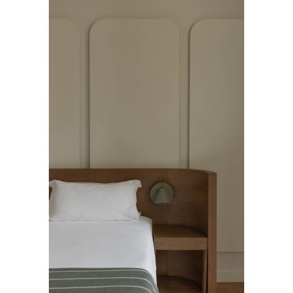 FARO 62356 - Seinään asennettava kohdevalaisin NOON 1xE27/15W/230V khaki