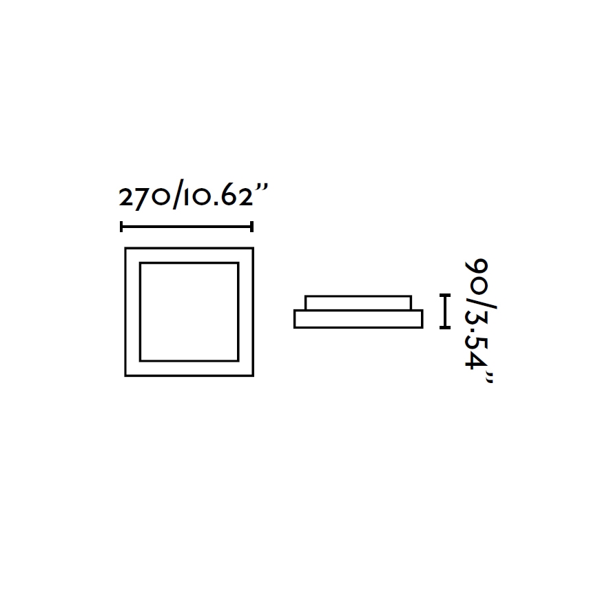 FARO 62968 - Kylpyhuoneen kattovalo TOLA 1 1xE27/20W/230V IP44