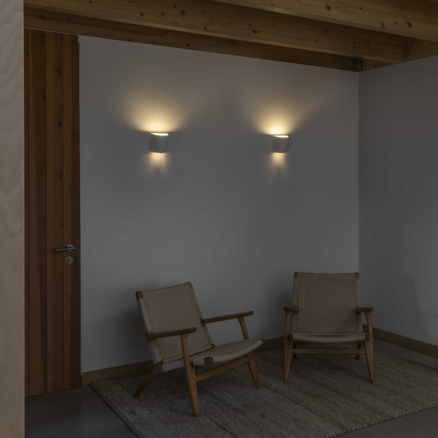 FARO 63429 - Seinävalaisin KAPPU 1xE14/7W/230V 25x15 cm valkoinen