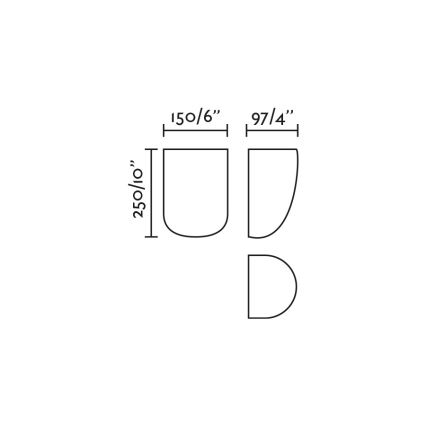 FARO 63429 - Seinävalaisin KAPPU 1xE14/7W/230V 25x15 cm valkoinen