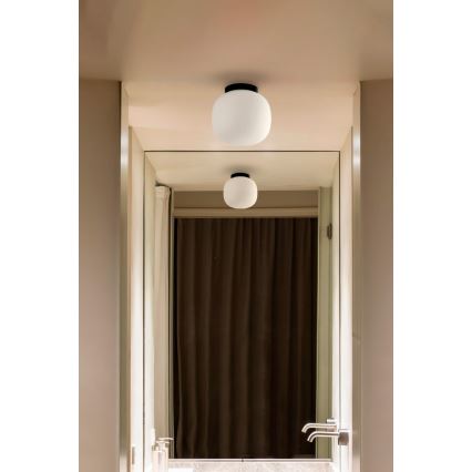 FARO 68611 - Kattovalo AMELIA 1xE27/15W/230V IP44 valkoinen/musta