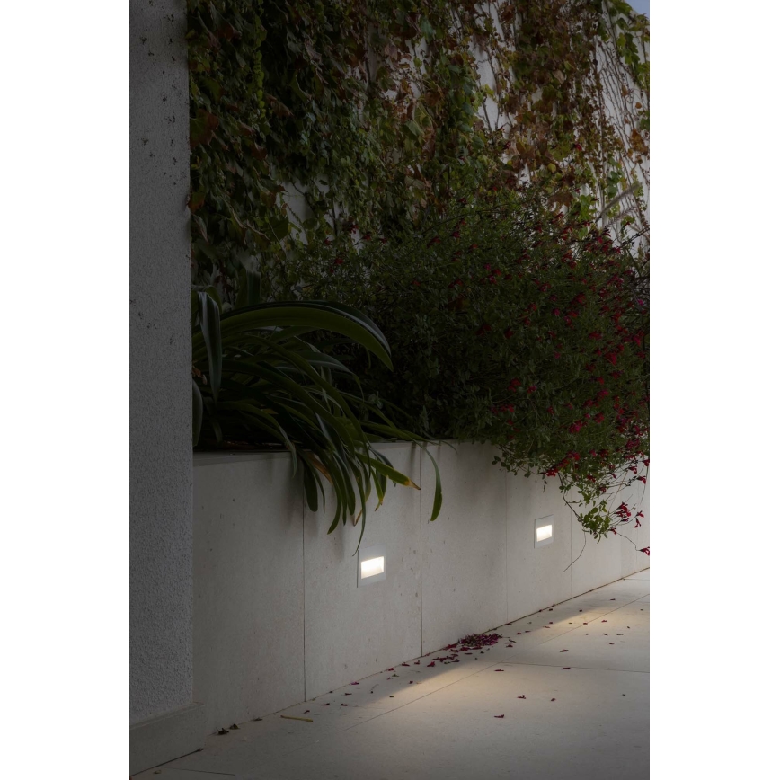 FARO 70288 - LED Sisäänrakennettu valo MANI LED/5W/230V 2200/2700/3200/4000K IK07 IP65 valkoinen