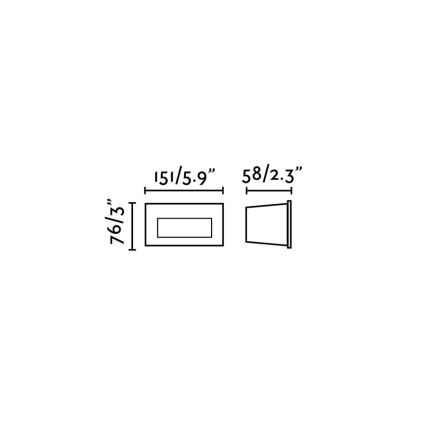 FARO 70288 - LED Sisäänrakennettu valo MANI LED/5W/230V 2200/2700/3200/4000K IK07 IP65 valkoinen