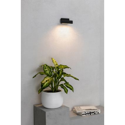 FARO 70294 - BALIC LED-ulkoseinävalaisin, 8 W, 230 V, 3000/4000/6500 K, IP65, musta