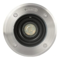 FARO 70310 - GEISER maahan upotettava, ajoneuvojen kuormitusta kestävä ulkovalaisin 1xGU10/8W/230V IK08 IP67, ruostumaton teräs