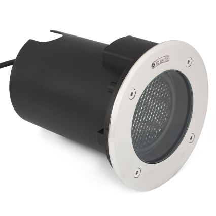 FARO 70310 - GEISER maahan upotettava, ajoneuvojen kuormitusta kestävä ulkovalaisin 1xGU10/8W/230V IK08 IP67, ruostumaton teräs