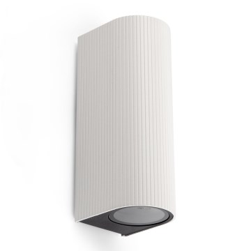 FARO 70328 - Ulkoseinävalaisin ESTELA 2xGU10/5W/230V IP65 valkoinen