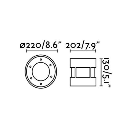 FARO 70587 - Ulkoväylän LED-valo SURIA-24 LED/24W/230V IK08 IP67