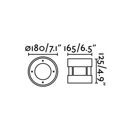FARO 70589 - LED-ulkokäyttöinen ajotievalaisin SURIA-12 LED/12W/230V IK08 IP67