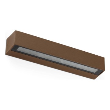 FARO 71905 - LED ulkoseinävalaisin DORO 2xLED/10W/230V IP65 ruskea