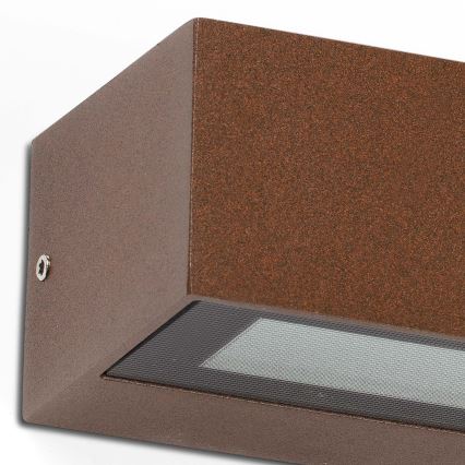 FARO 71905 - LED ulkoseinävalaisin DORO 2xLED/10W/230V IP65 ruskea