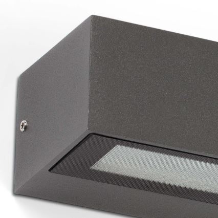 FARO 71910 - LED ulkoseinävalaisin LAKO LED/8W/230V IP65 antrasiitti