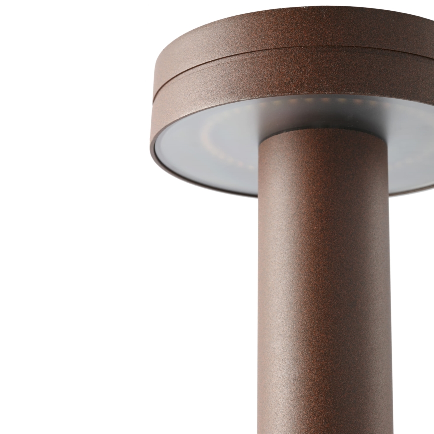 FARO 71949 - LED-ulkolamppu ESPOT LED/9W/230V 2200/2700/3200/4000K IK07 IP65 60 cm ruskea