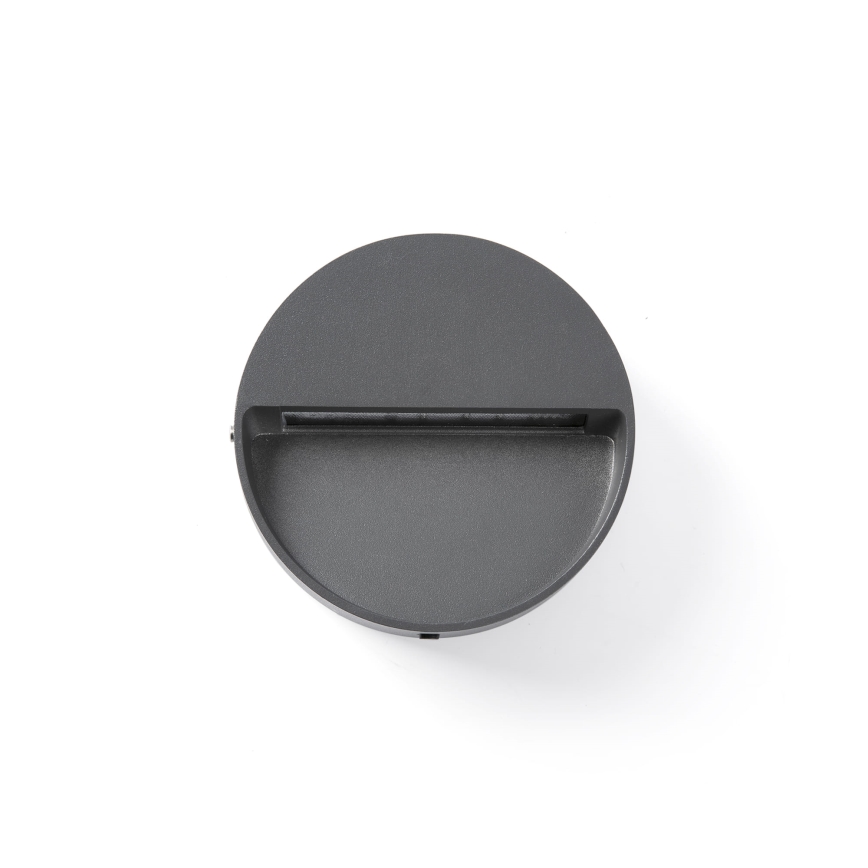 FARO 71960 - LED-porrasvalaisin DUNE LED/3W/230V 2200/2700/3200/4000K IP65 antrasiitti pyöreä