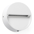 FARO 71961 - DUNE LED-porrasvalaisin LED/3W/230V 2200/2700/3200/4000K IP65 valkoinen pyöreä
