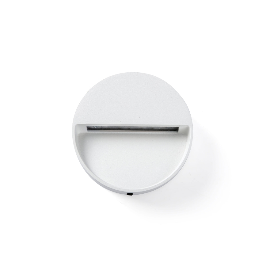 FARO 71961 - DUNE portaiden LED-valaisin LED/3W/230V 2200/2700/3200/4000K IP65 valkoinen, pyöreä