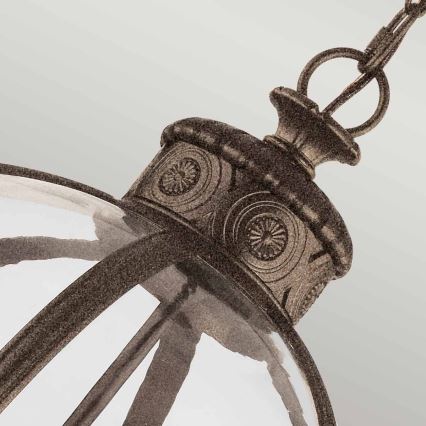 Feiss - Kattokruunu ketjussa ADAMS 4xE14/60W/230V pronssi