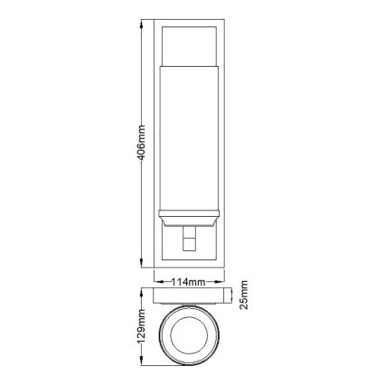 Feiss - LED-seinävalaisin kylpyhuoneeseen AMALIA 1xG9/3,5W/230V IP44 kiiltävä kromi
