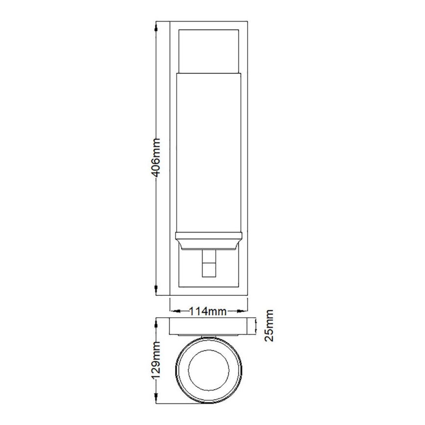 Feiss - LED-seinävalaisin kylpyhuoneeseen AMALIA 1xG9/3,5W/230V IP44 kiiltävä kromi