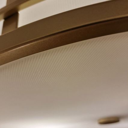 Feiss - Kattovalaisin FUSION 3xE27/40W/230V, halkaisija 34,3 cm, kultainen